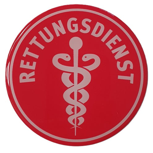 3D Gel-Aufkleber RETTUNGSDIENST