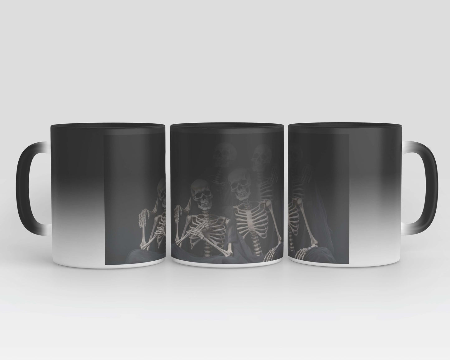 Zaubertasse Motiv "skeleton family"