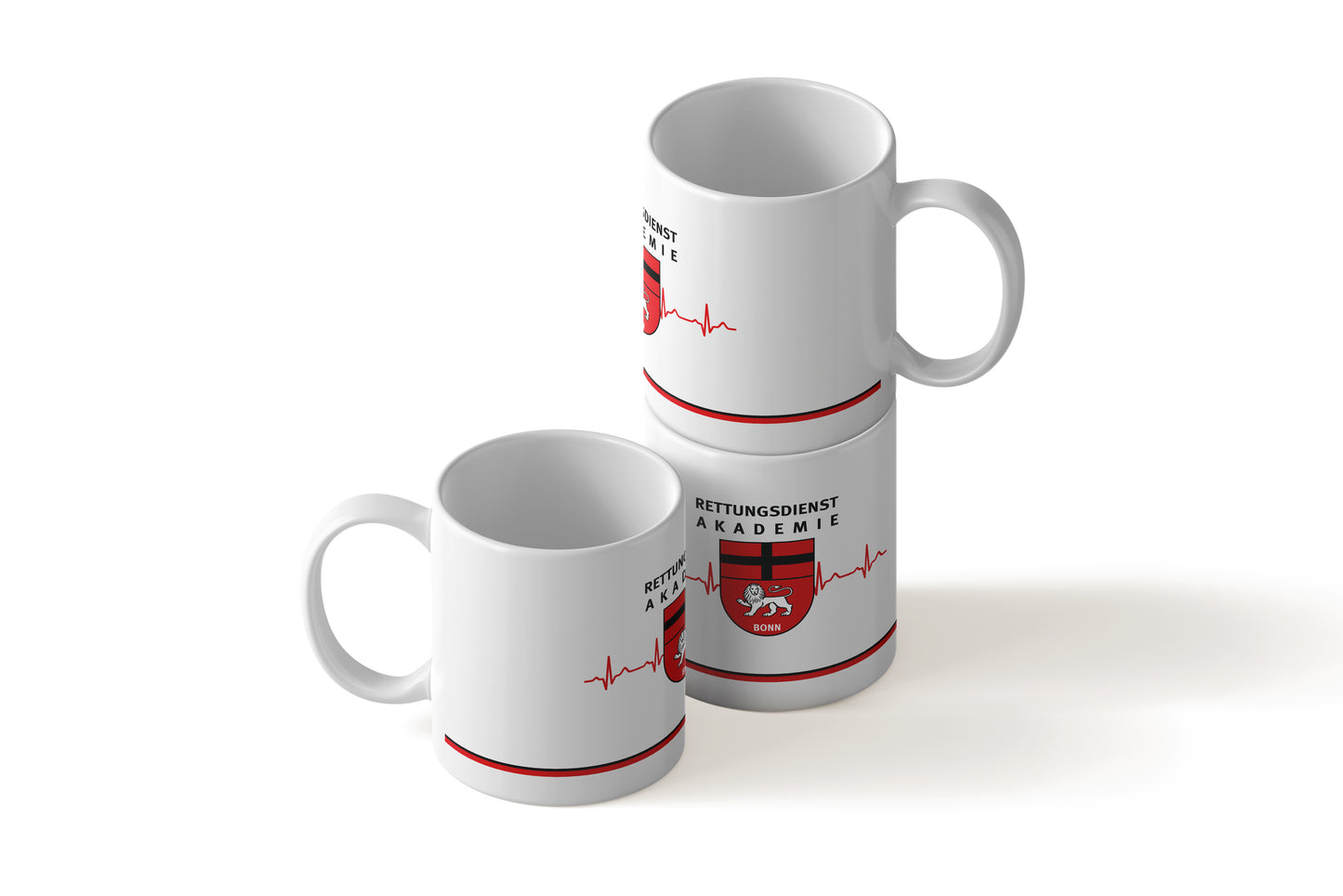 Klassische Tasse der Rettungsdienst-Akademie Bonn