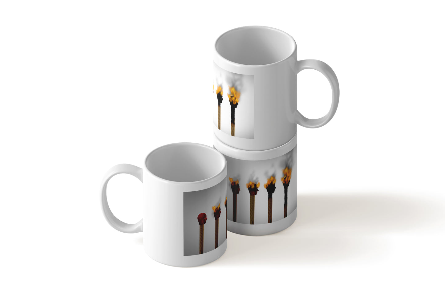 Klassische Tasse "Burnout"