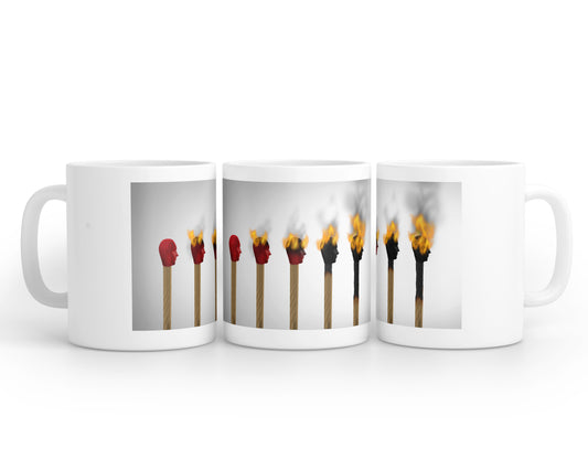 Klassische Tasse "Burnout"